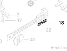 Ressort réf. 1 604 611 026 BOSCH